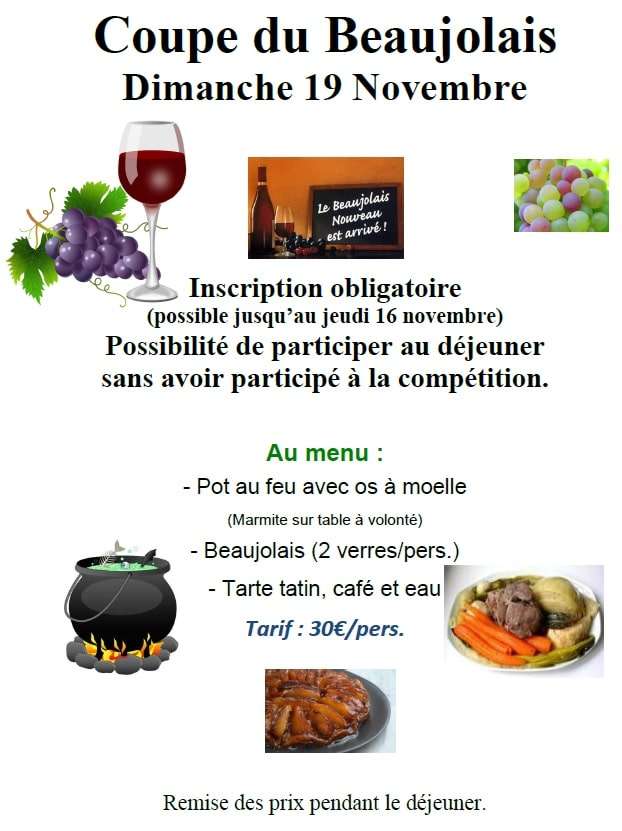 affiche pot au feu coupe Beaujolais 2017