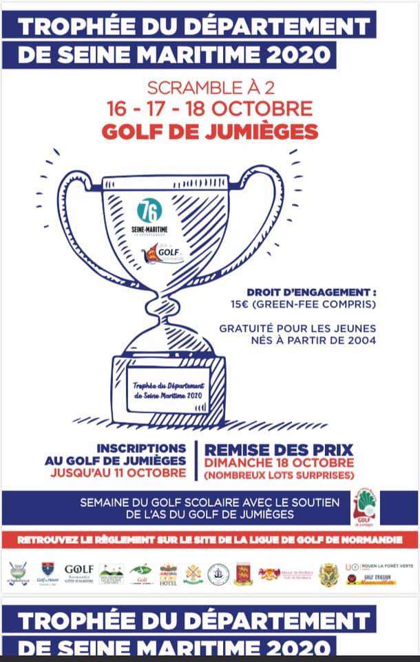 Trophée du Département de Seine Maritime au golf de Jumièges