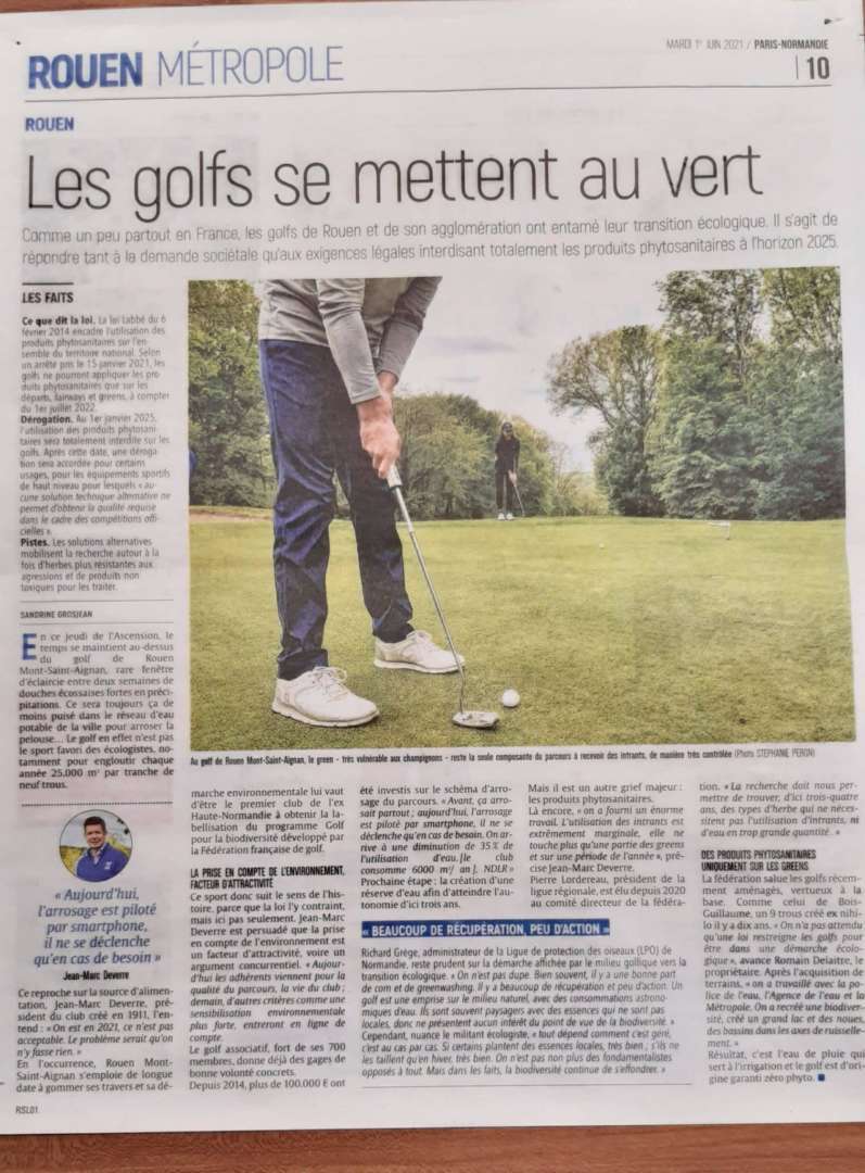 En route vers le label Golf & Biodiversité